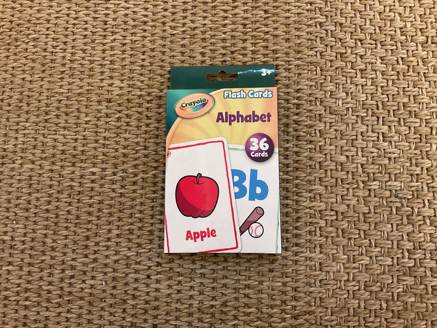 Crayola flashcards alphabet 36 cards