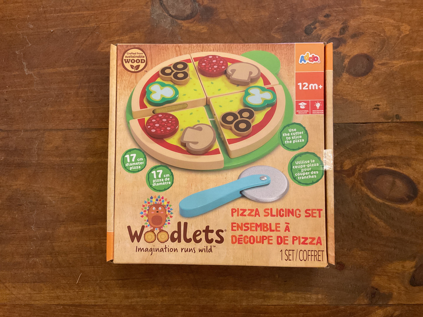 Woodlets Pizza Slicing Set