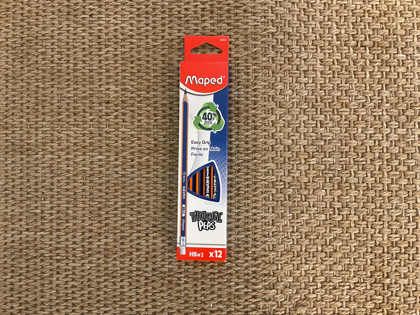 Mapped Easy Grip Triangle Pencils(12)