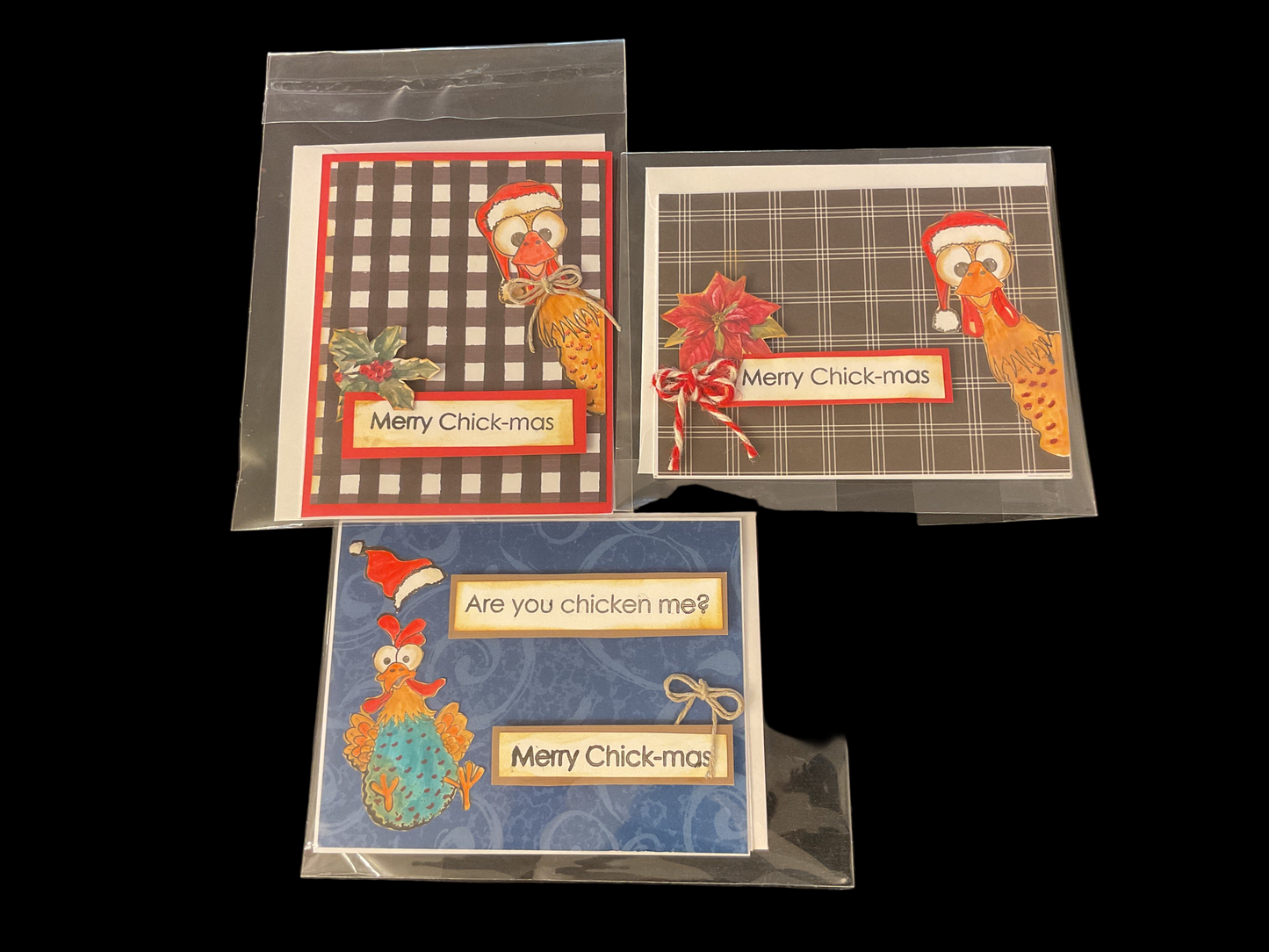 Chicken Christmas Cards- Paper Creations