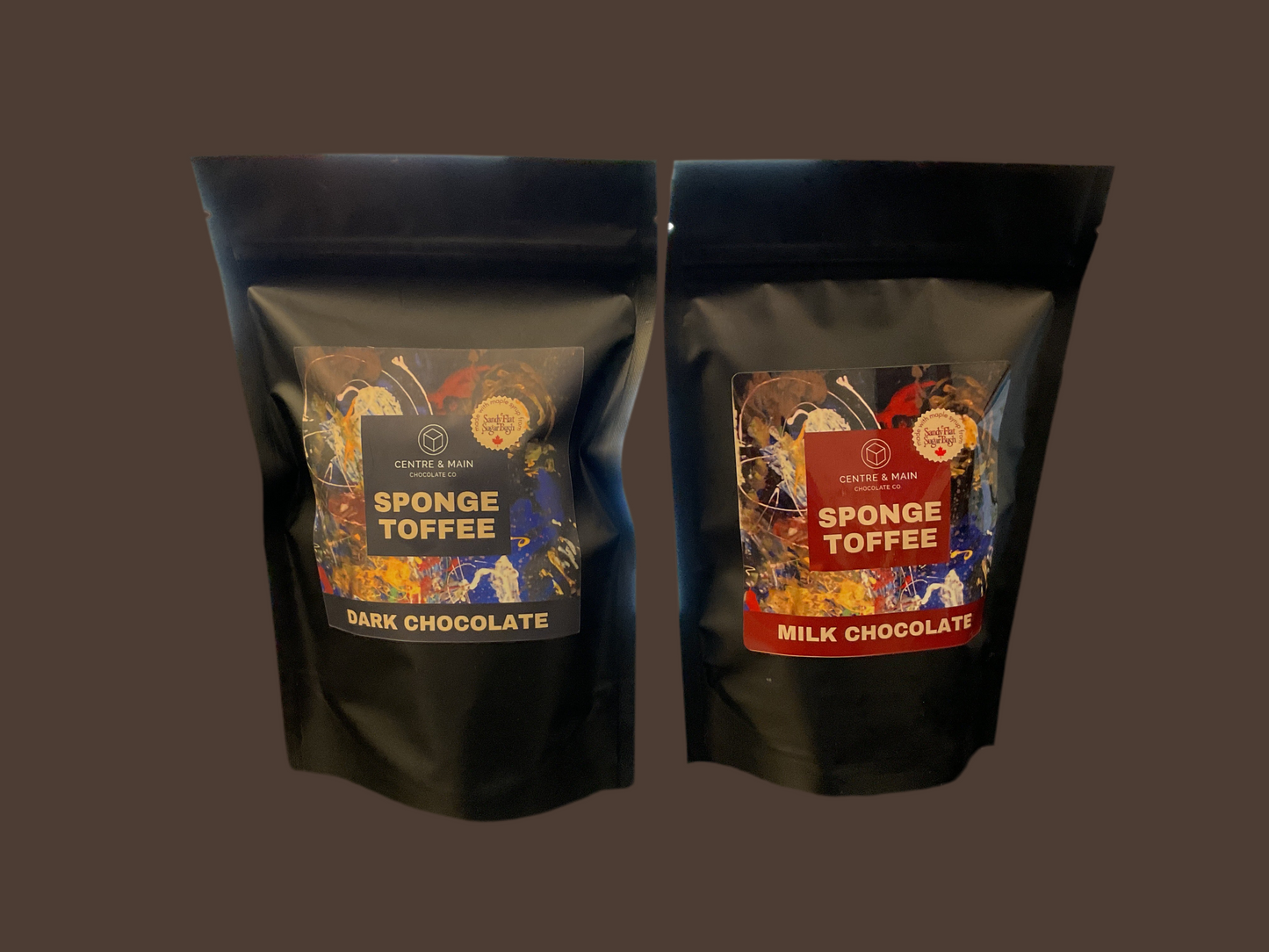 Centre & Main Sponge Toffee Dark or Milk Chocolate