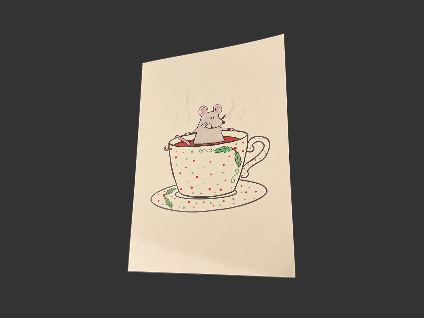 Gingerbread Mouse Christmas cards