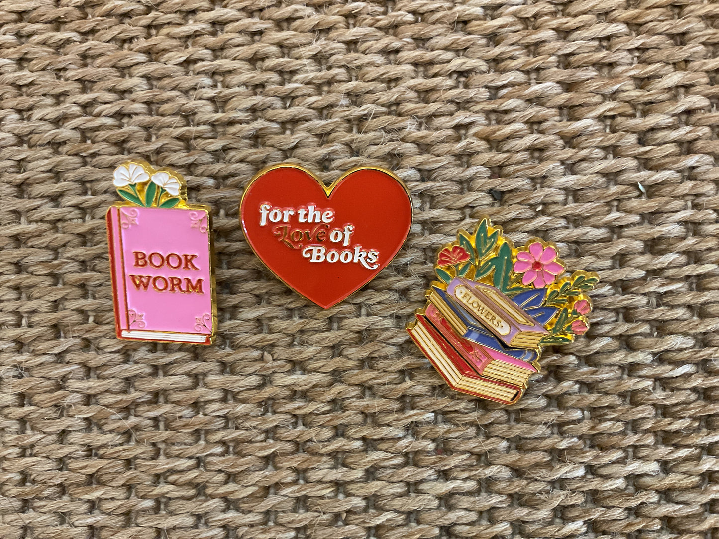 Bookish Pins