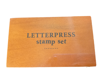 Letterpress Stampset