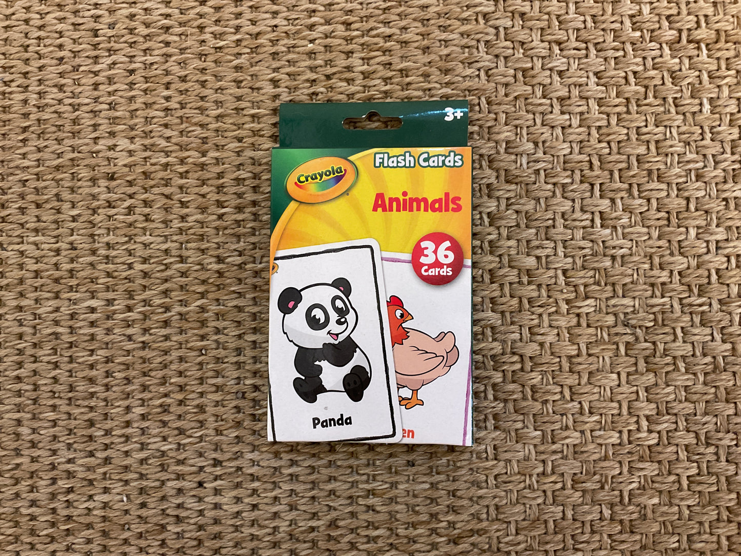 Crayola flashcards animals 36 cards