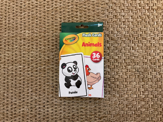 Crayola flashcards animals 36 cards