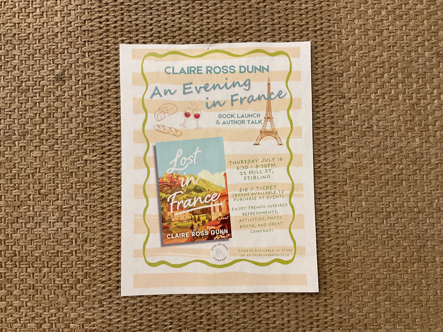 An Evening in France - July 16 Event