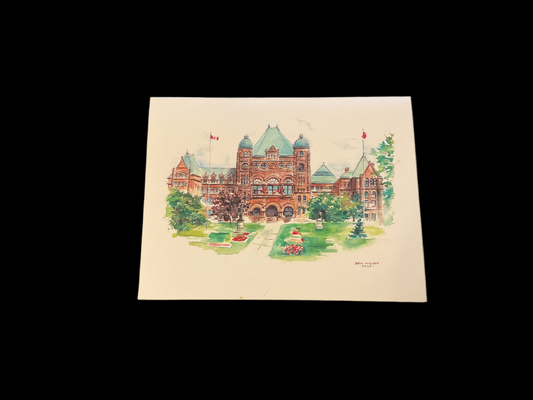Ontario Legislature Building Cards (Blank)