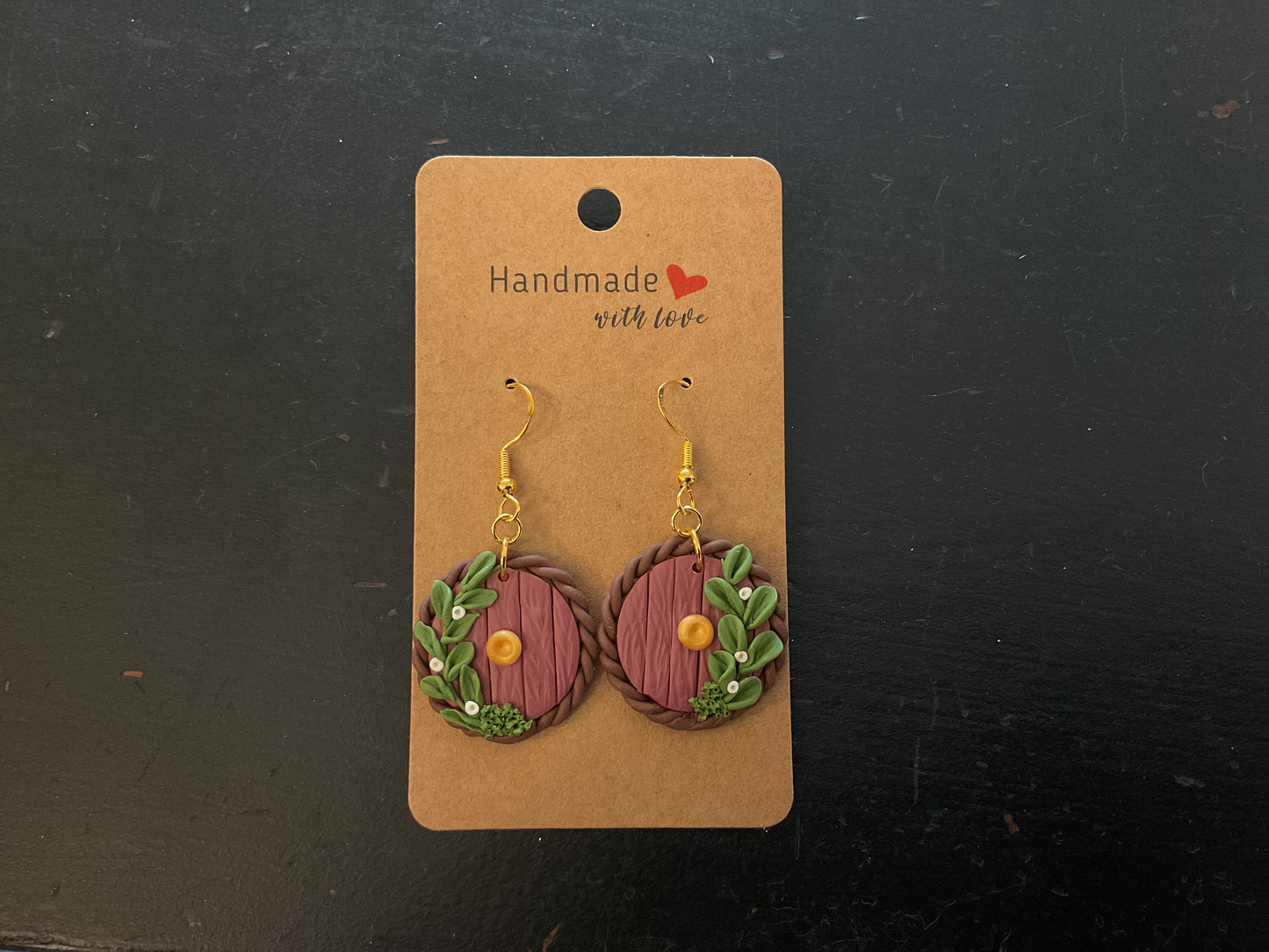 Little Finch hobbit doors earrings