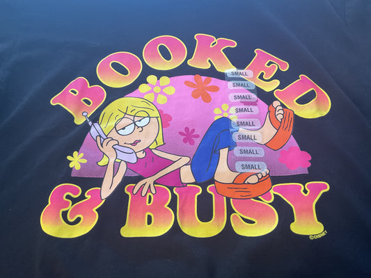 Booked & Busy Lizzie McGuire T shirt medium