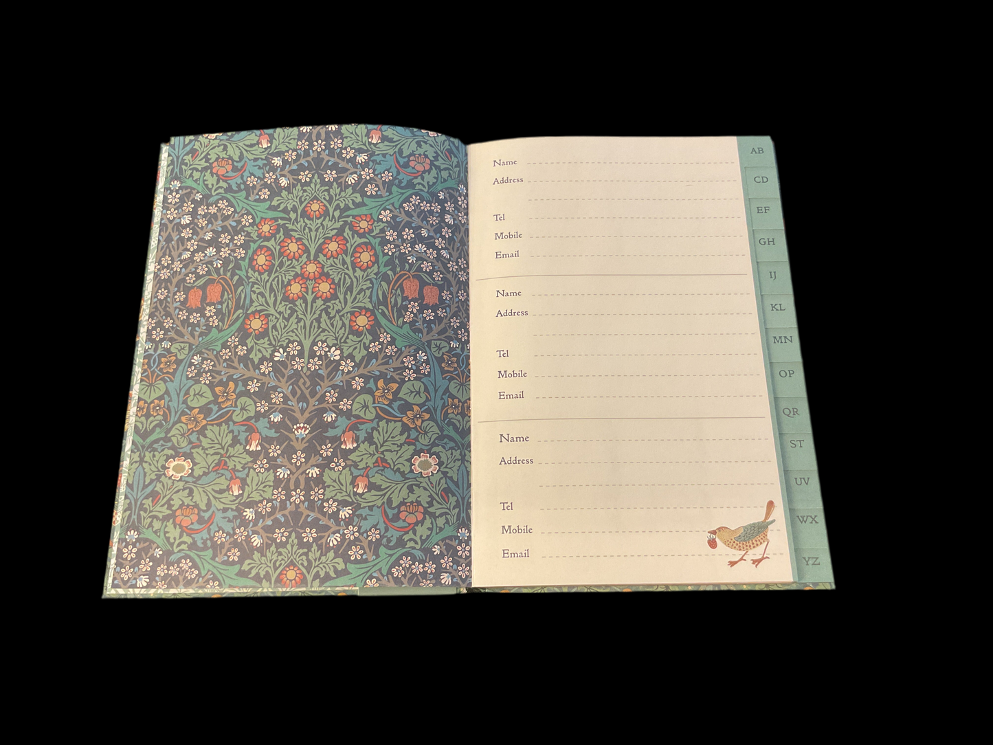 Address and Birthday Book- Great British Card Company