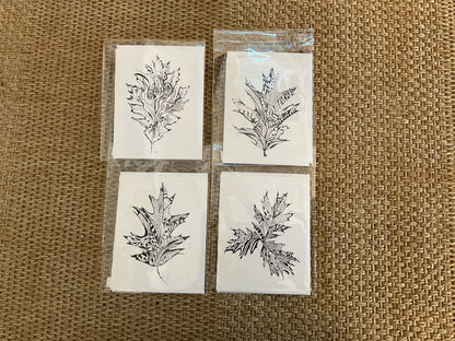 Oak Lake Leaves Cards
