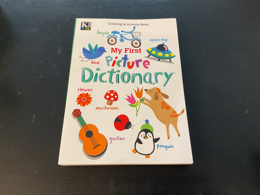 My First Picture Dictionary Colouring Books
