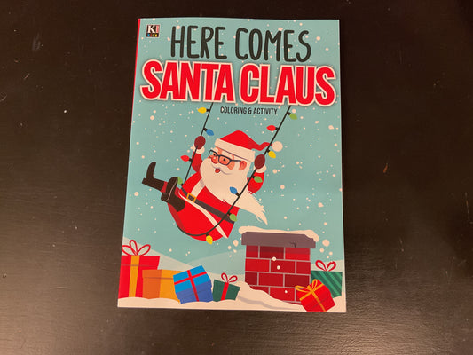 Here Comes Santa Claus Colouring and Activity Book