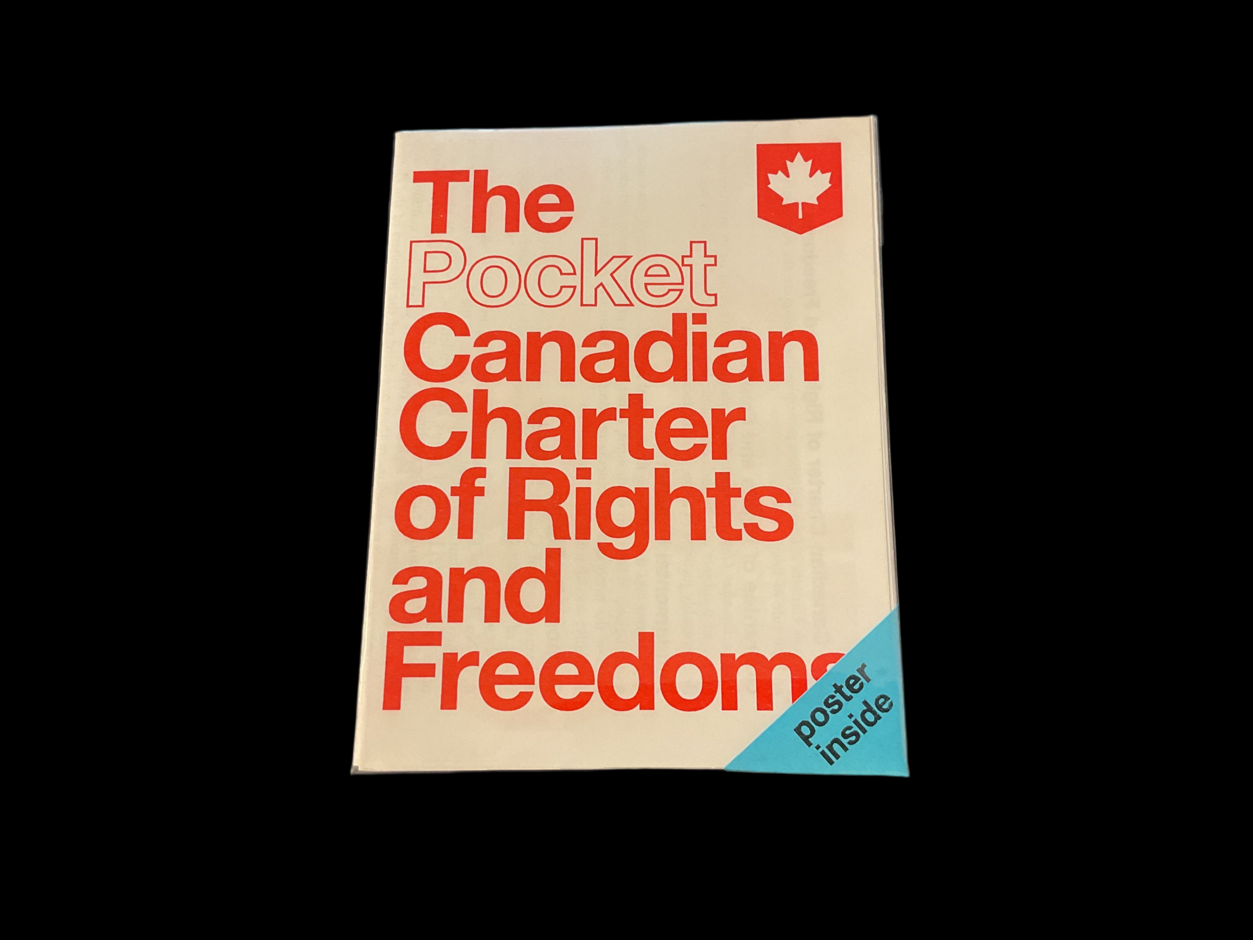 The Pocket Charter of Canadian Rights and Freedoms – Stirling Book Company