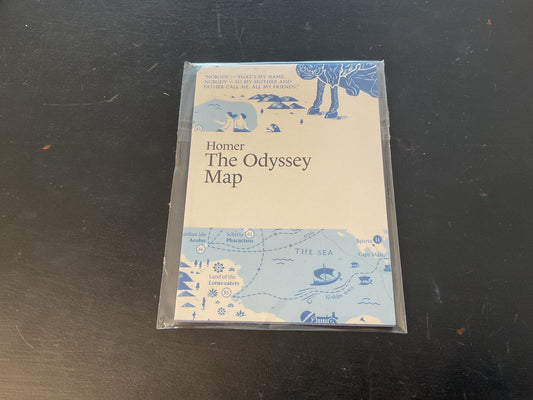 Literary Map Homer The Odyssey