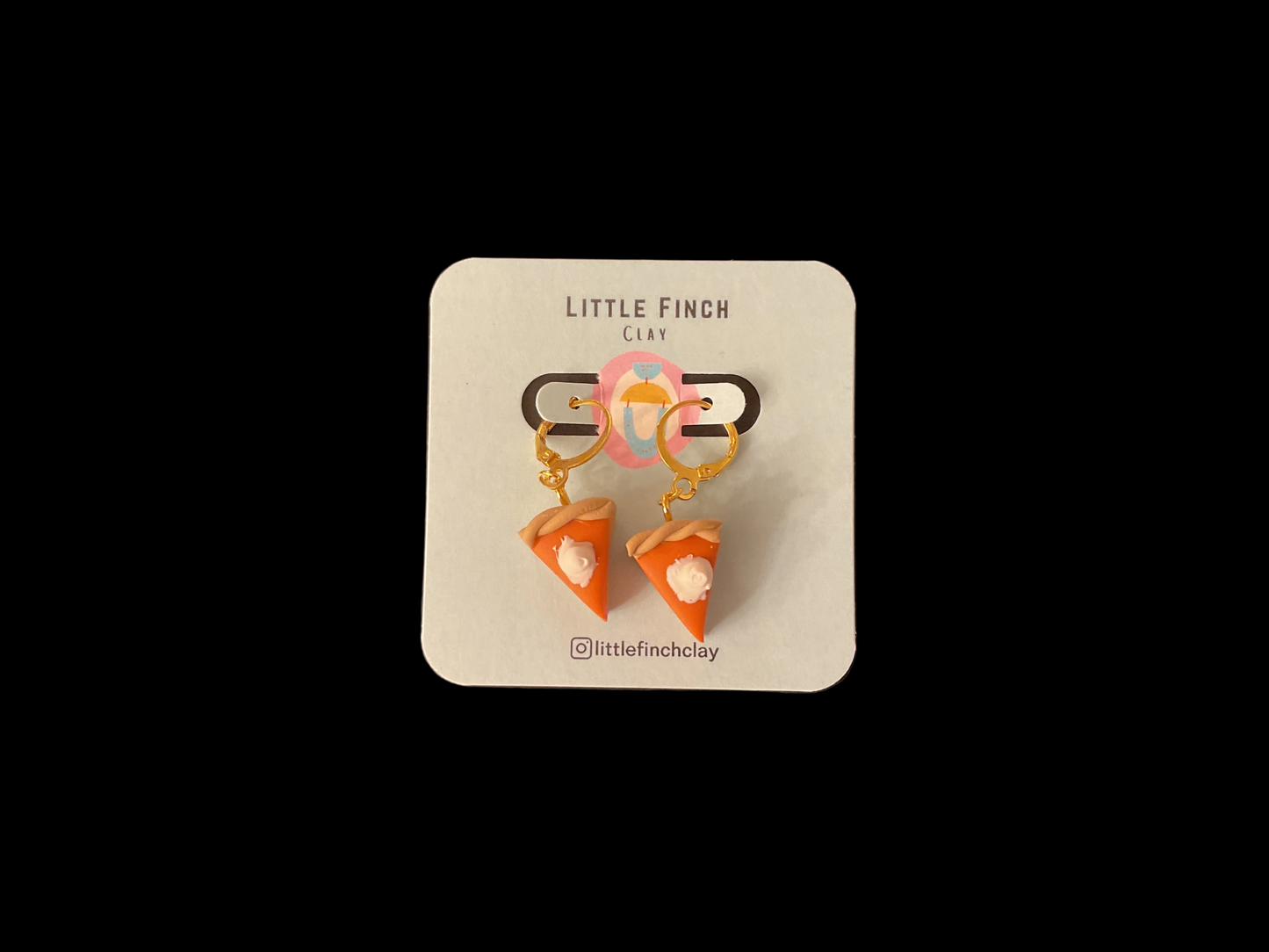 Little Finch Pumpkin Pie earrings