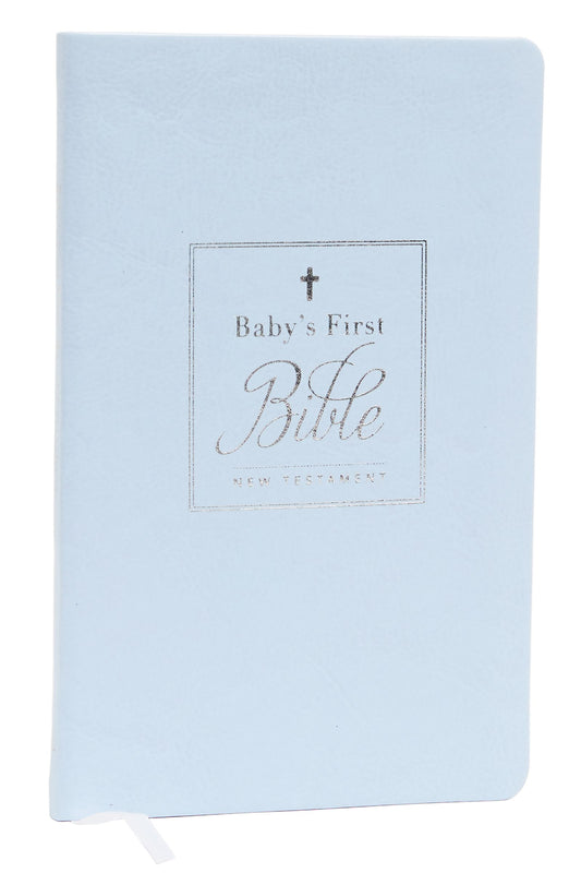 KJV, Baby's First New Testament, Leathersoft, Blue, Red Letter, Comfort Print