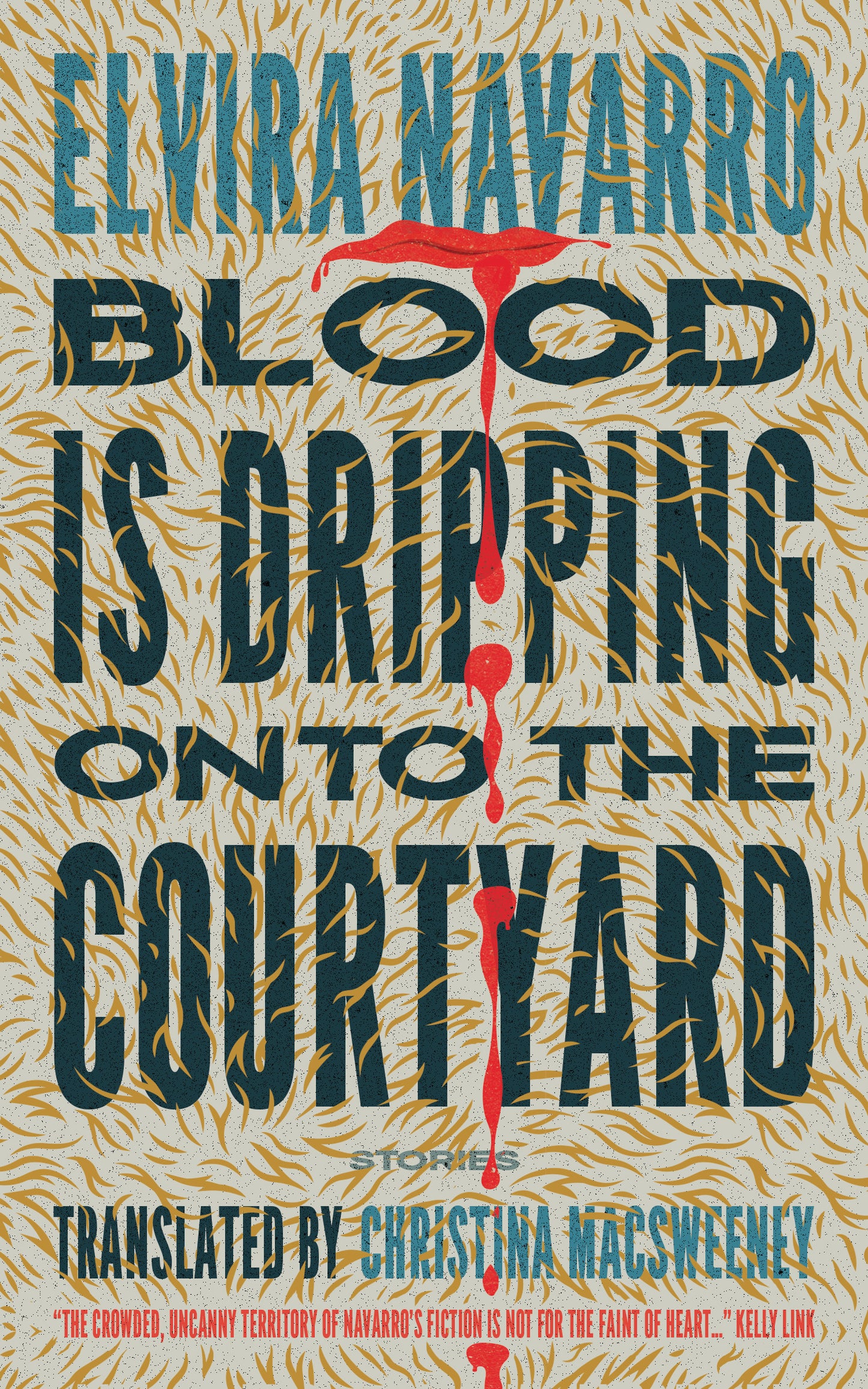 Blood Is Dripping onto the Courtyard