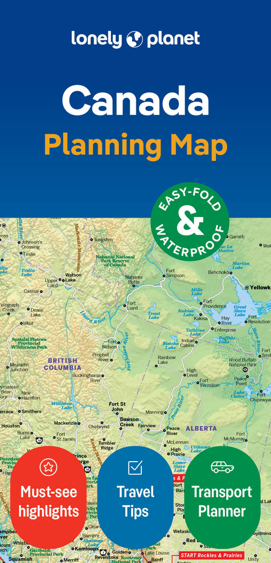 Lonely Planet Canada Planning Map 2 2nd Ed.