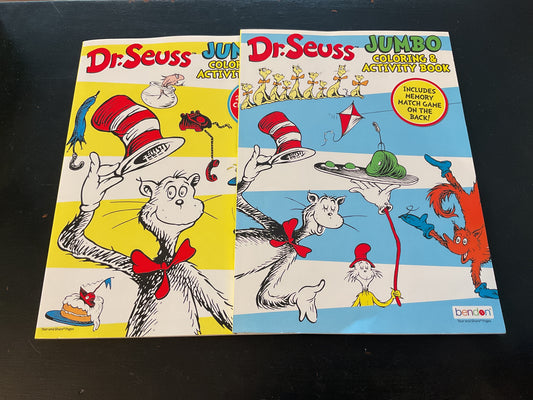 Dr Seuss Colouring Book