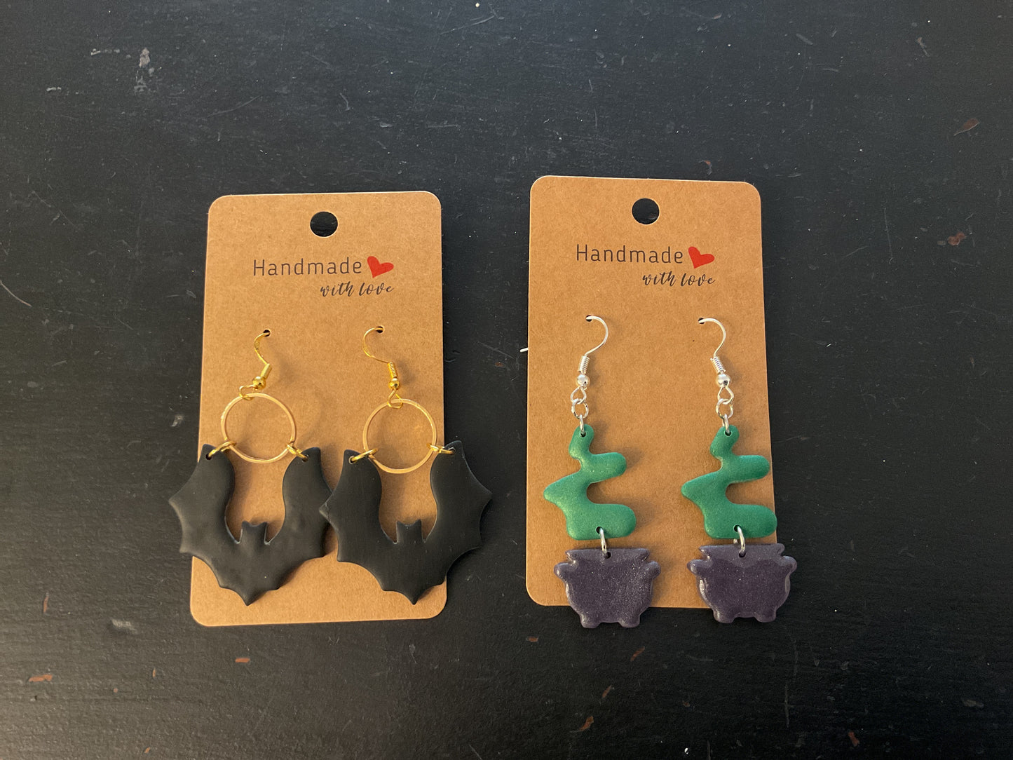 Little Finch Halloween dangle earrings