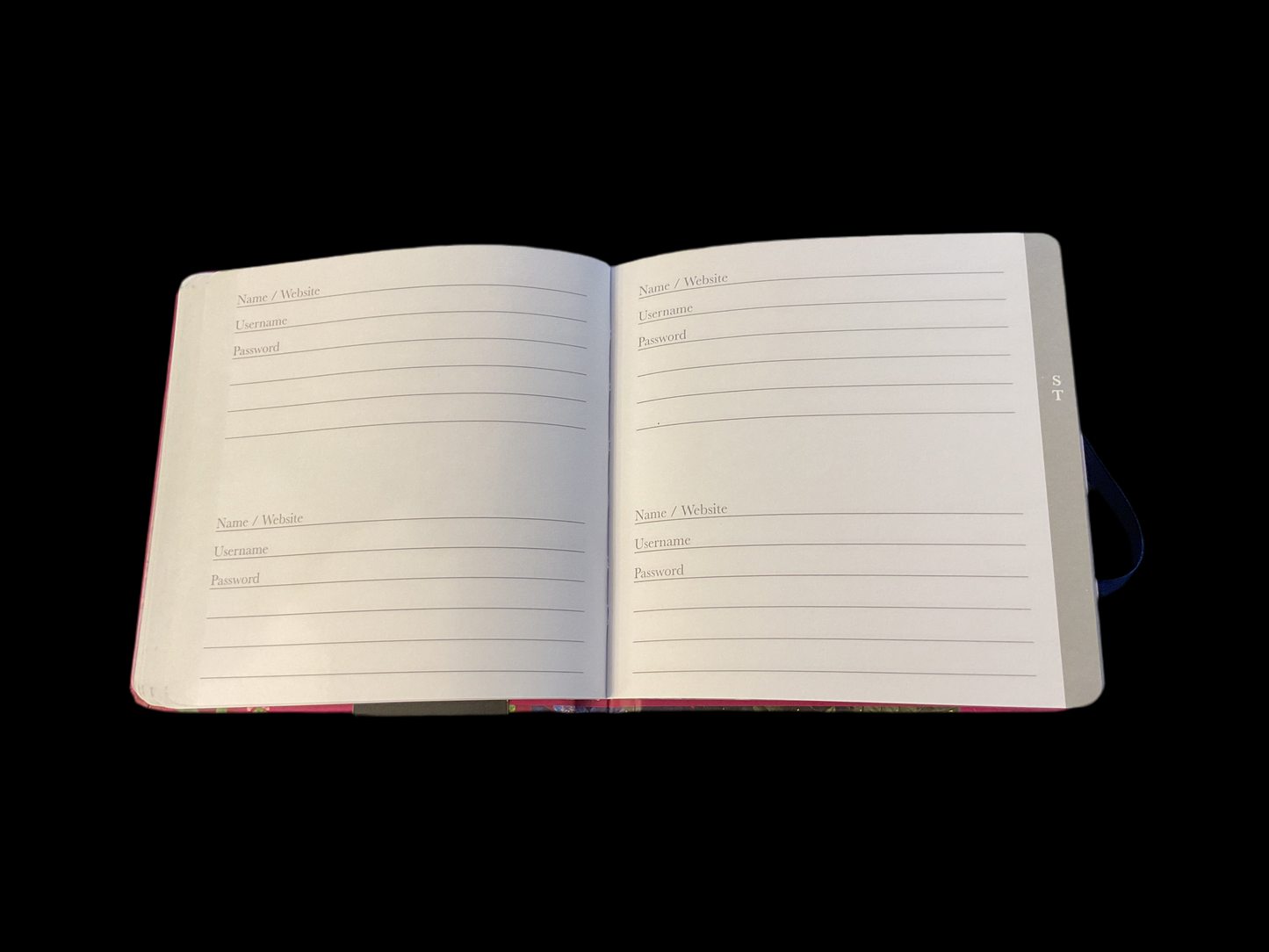 The Botanist Collection- Password Book