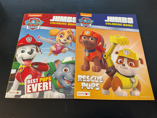 Paw Patrol Colouring Books