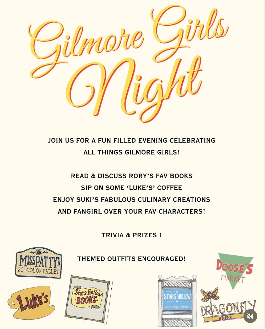 Gilmore Girls Event Fee