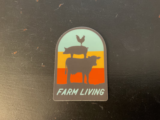 Sticker- Farm Living